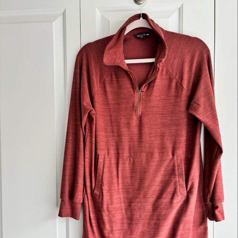 Terracotta color Toad&co dress
